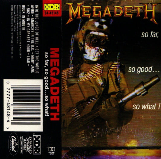 Megadeth : So Far, So Good... So What! (Cass, Album)