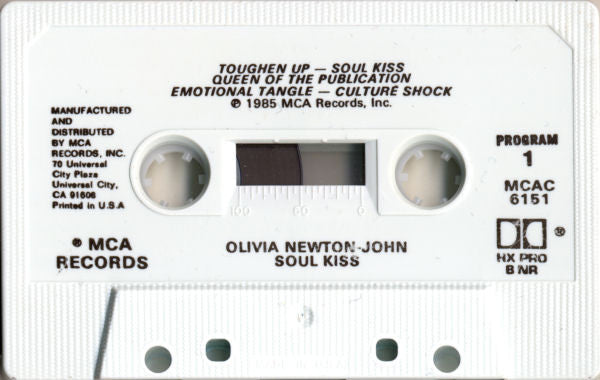 Olivia* : Soul Kiss (Cass, Album)