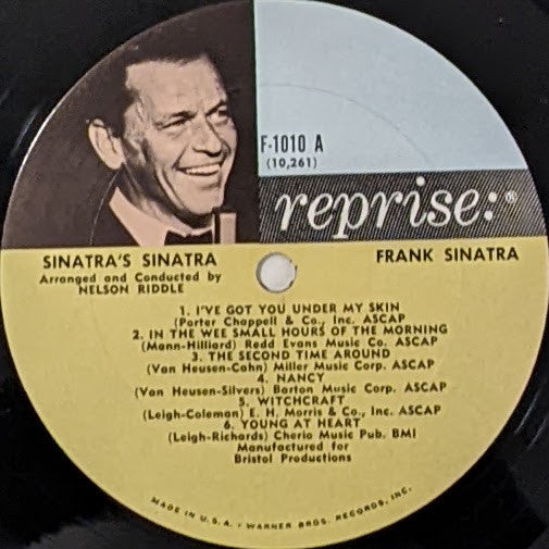 Frank Sinatra : Sinatra's Sinatra (LP, Album, Mono, RE, Ter)