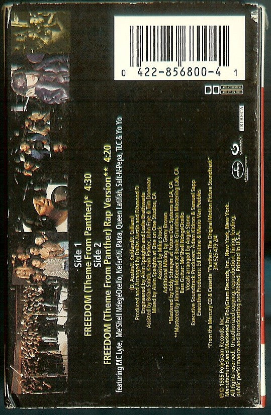 Various : Freedom (Theme From Panther) (Cass, Single, Dol)
