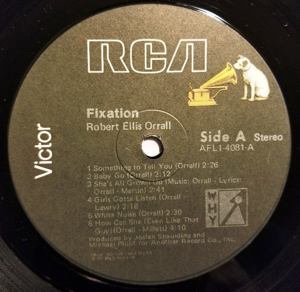 Robert Ellis Orrall : Fixation (LP, Album)