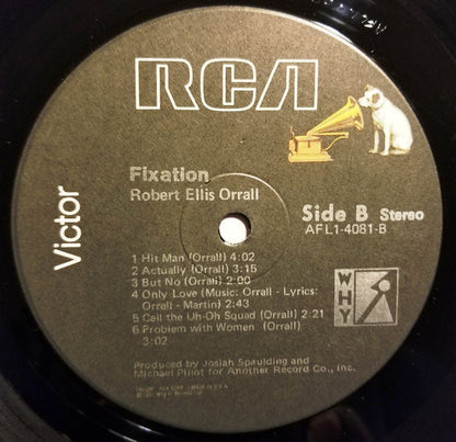 Robert Ellis Orrall : Fixation (LP, Album)