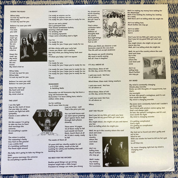 Truth And Janey : No Rest For The Wicked (LP, Album, Ltd, RE, RP, Hel)