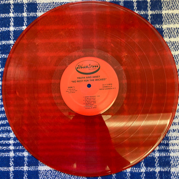 Truth And Janey : No Rest For The Wicked (LP, Album, Ltd, RE, RP, Hel)