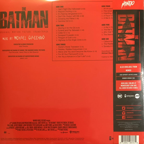 Michael Giacchino : The Batman (Original Motion Picture Soundtrack) (LP, Red + LP + LP, Gre + Album, 180)