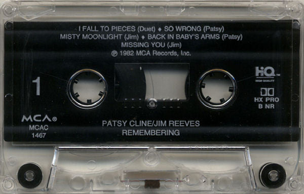 Patsy Cline / Jim Reeves : Remembering (Cass, Comp, RE, Dol)