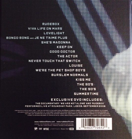 Robbie Williams : Rudebox (CD, Album, Enh + DVD-V, NTSC + S/Edition)