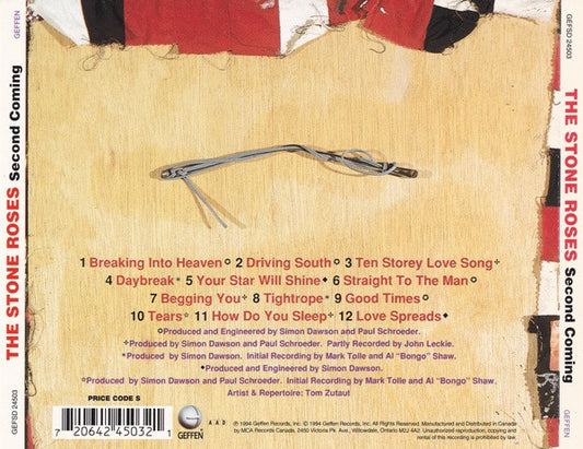 The Stone Roses : Second Coming (CD, Album)