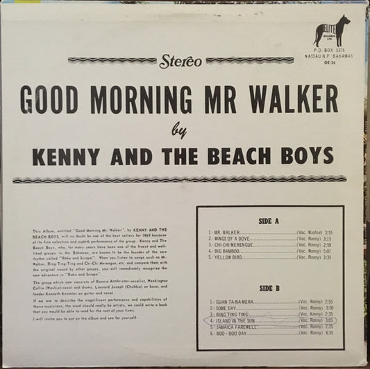 Kenny And The Beach Boys : Good Morning Mr Walker (LP)