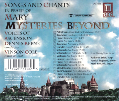 Dennis Keene / Vinson Cole / Voices Of Ascension : Mysteries Beyond - Songs And Chants In Praise Of Mary (CD, Album)
