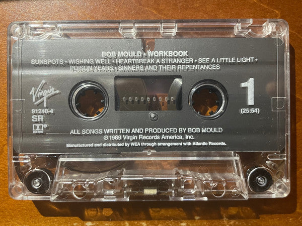 Bob Mould : Workbook (Cass, Album, SR)