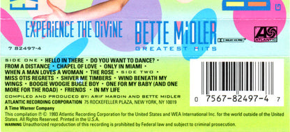 Bette Midler : Experience The Divine (Greatest Hits) (Cass, Comp)