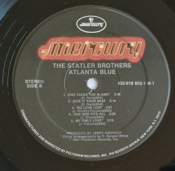 The Statler Brothers : Atlanta Blue (LP, Album)