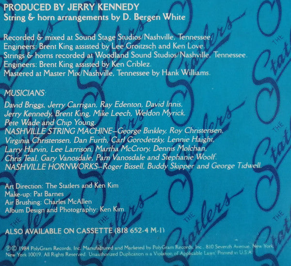 The Statler Brothers : Atlanta Blue (LP, Album)