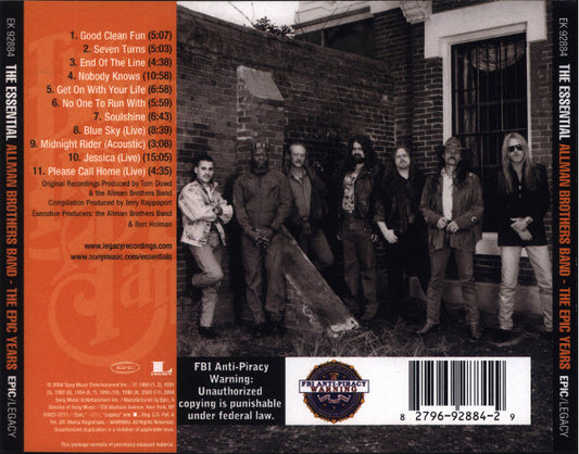 The Allman Brothers Band : The Essential Allman Brothers Band (The Epic Years) (CD, Comp)