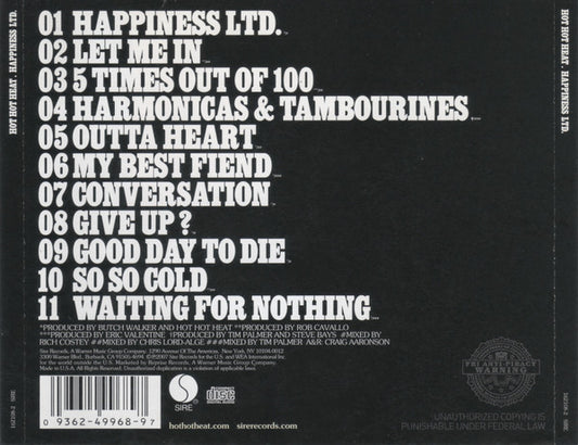 Hot Hot Heat : Happiness Ltd. (CD, Album, Enh)