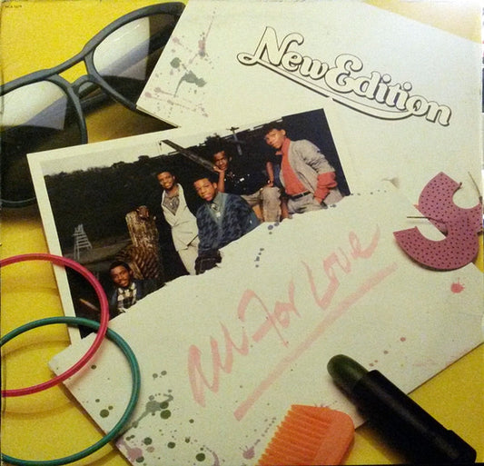 New Edition : All For Love (LP, Album)