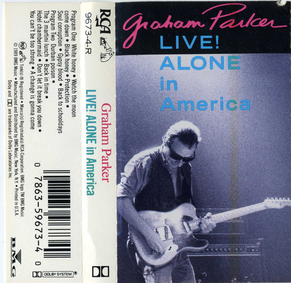 Graham Parker : Live! Alone In America (Cass, Album, Dol)