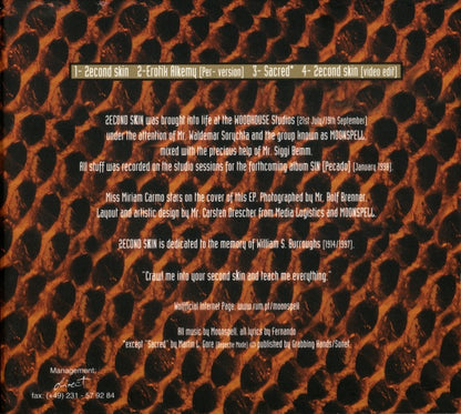 Moonspell : 2econd Skin (2xCD, EP, Dig)