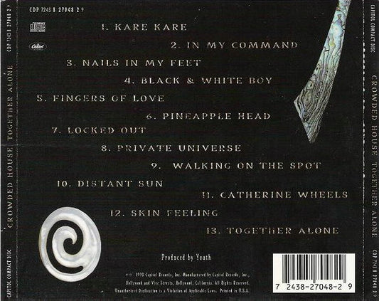 Crowded House : Together Alone (CD, Album)