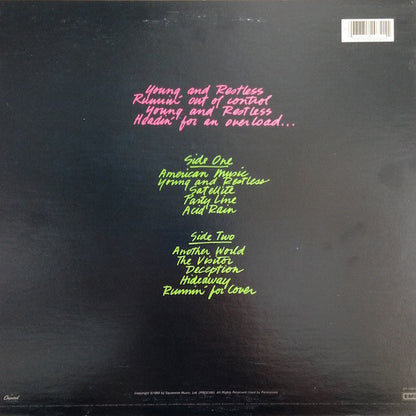 Prism (7) : Young And Restless (LP, Album, Los)