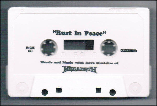 Megadeth : Words And Music From "Rust In Peace" (Interview With Dave Mustaine) (Cass, Promo)