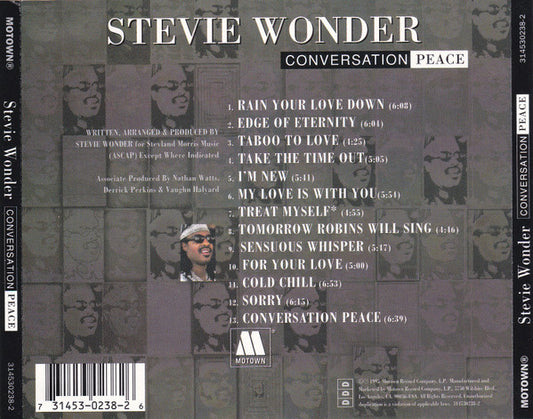 Stevie Wonder : Conversation Peace (CD, Album)