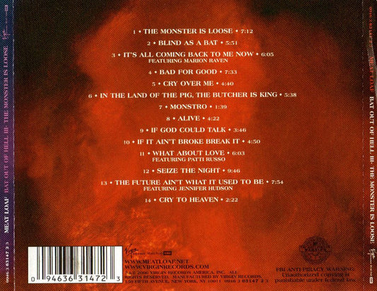 Meat Loaf : Bat Out Of Hell III - The Monster Is Loose (CD, Album)