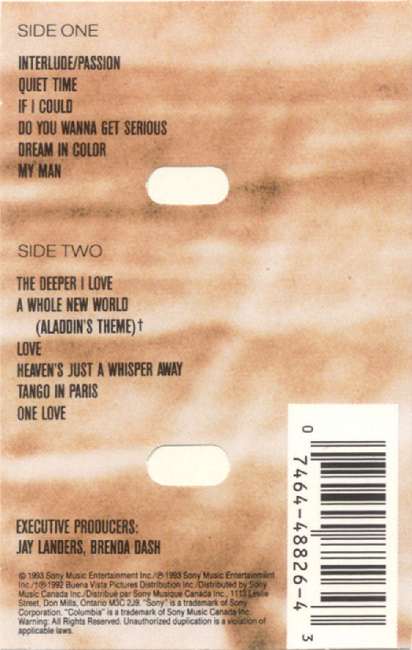 Regina Belle : Passion (Cass, Album)