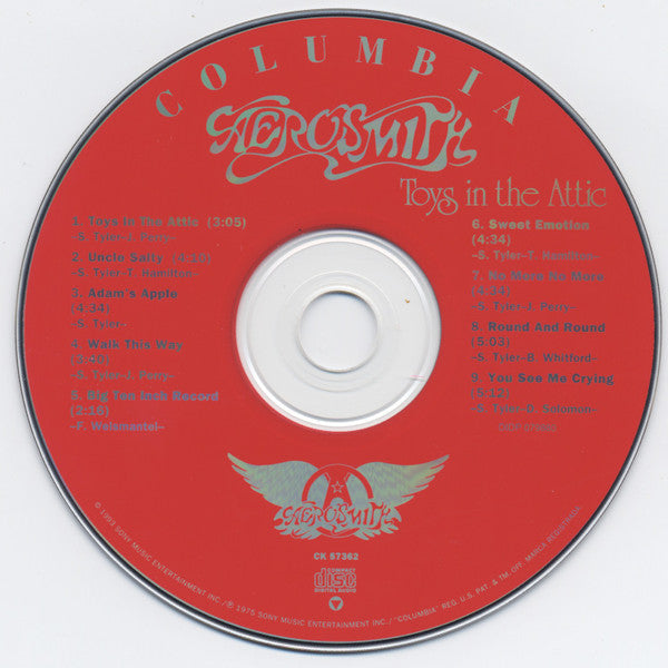 Aerosmith : Toys In The Attic (CD, Album, RE, RM)