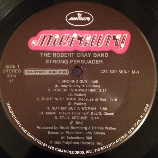 Robert Cray : Strong Persuader (LP, Album, Car)