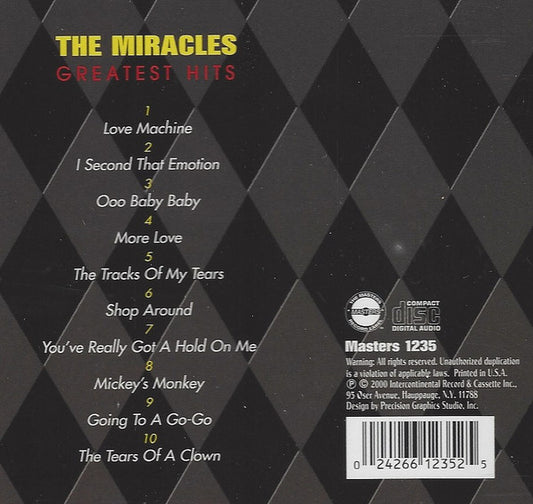The Miracles : Greatest Hits (CD, Comp)