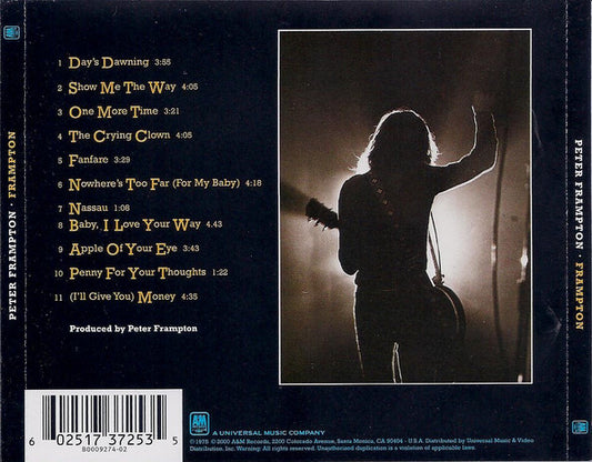 Peter Frampton : Frampton (CD, Album, RE, RM)