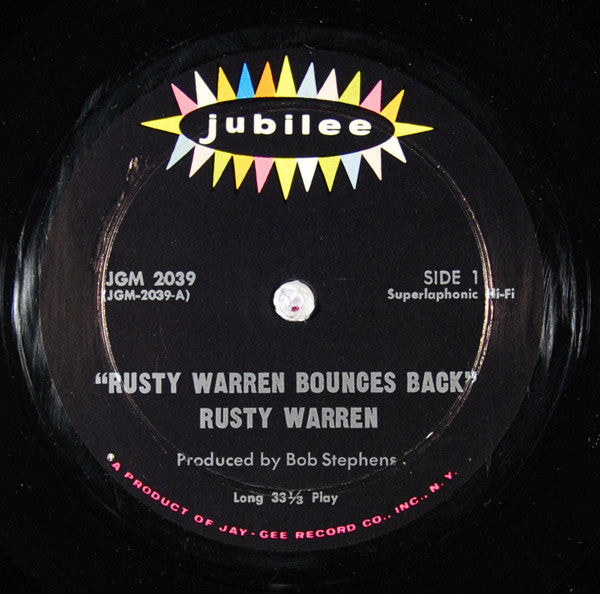 Rusty Warren : Rusty Warren Bounces Back (LP)
