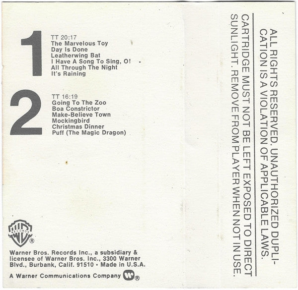 Peter, Paul And Mary* : Peter, Paul And Mommy (Cass, Album)