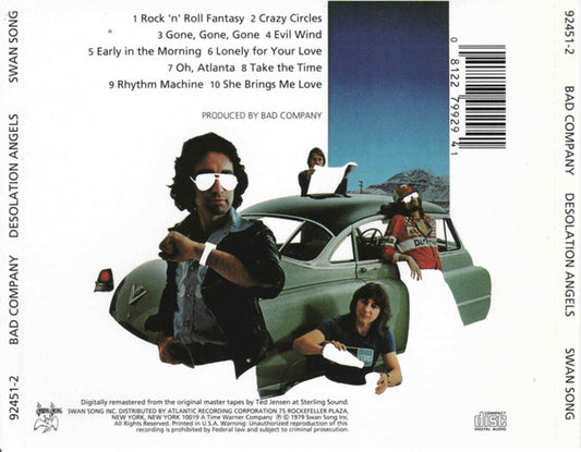 Bad Company (3) : Desolation Angels (CD, Album, RE, RM)