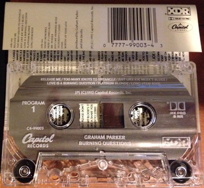 Graham Parker : Burning Questions (Cass, Album)