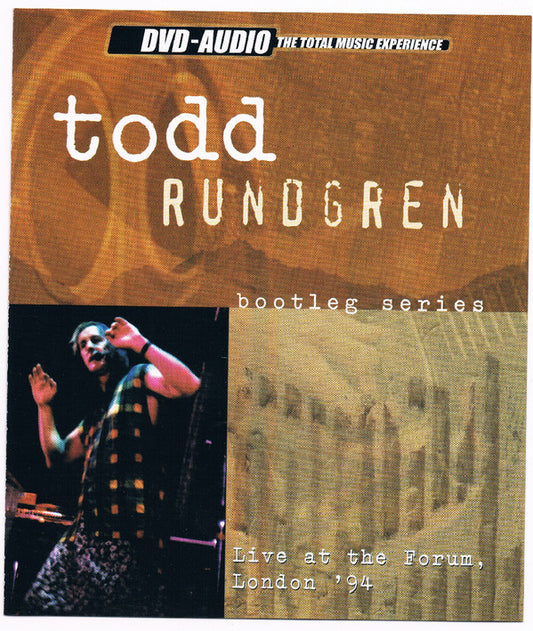 Todd Rundgren : Bootleg Series - Live At The Forum, London '94 (DVD-A, Multichannel)