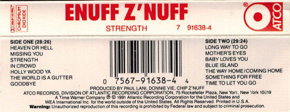 Enuff Z'nuff : Strength (Cass, Album)