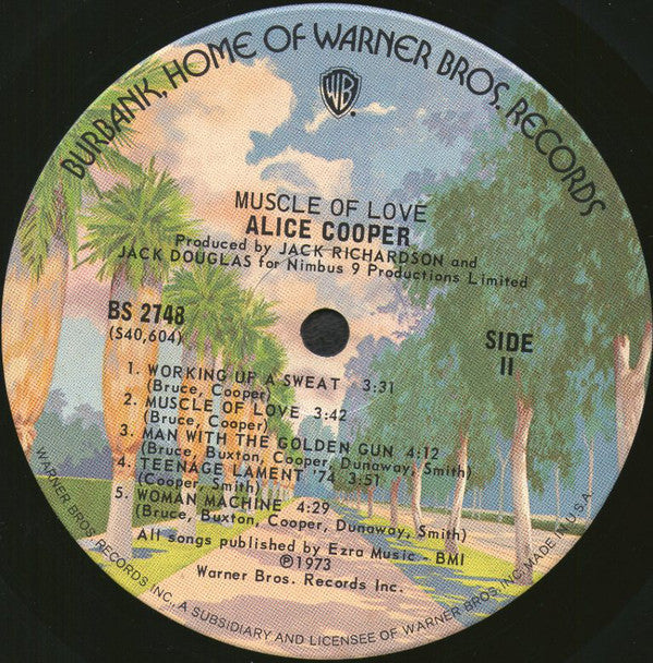 Alice Cooper : Muscle Of Love (LP, Album, San)