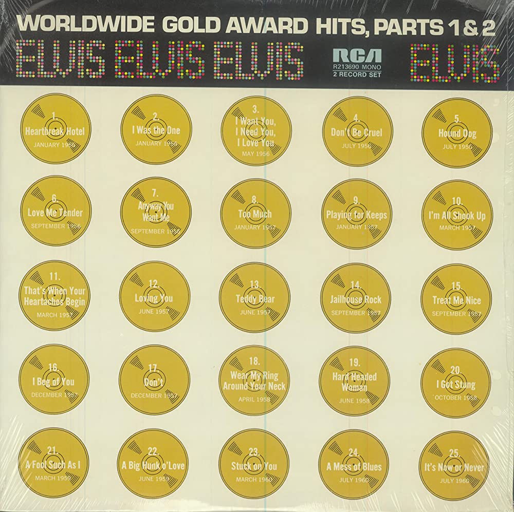 Elvis Presley - Elvis' Worldwide Gold Award Hits, Parts 1 & 2 2LP