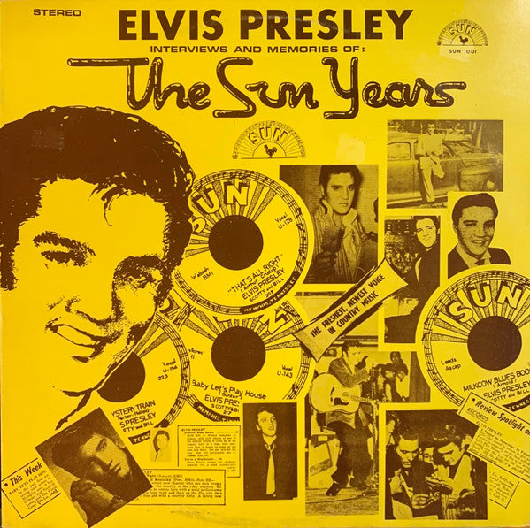 Elvis Presley - Interviews And Memories of: The Sun Years LP